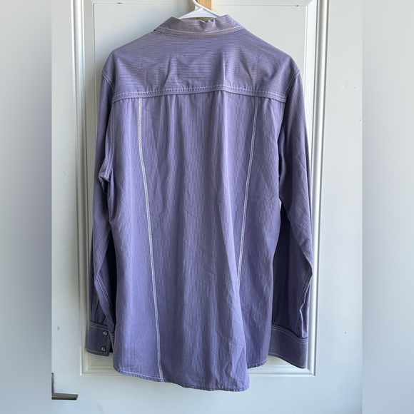 BKE | Men's Purple Western Shirt | Size Large - Picture 6 of 6